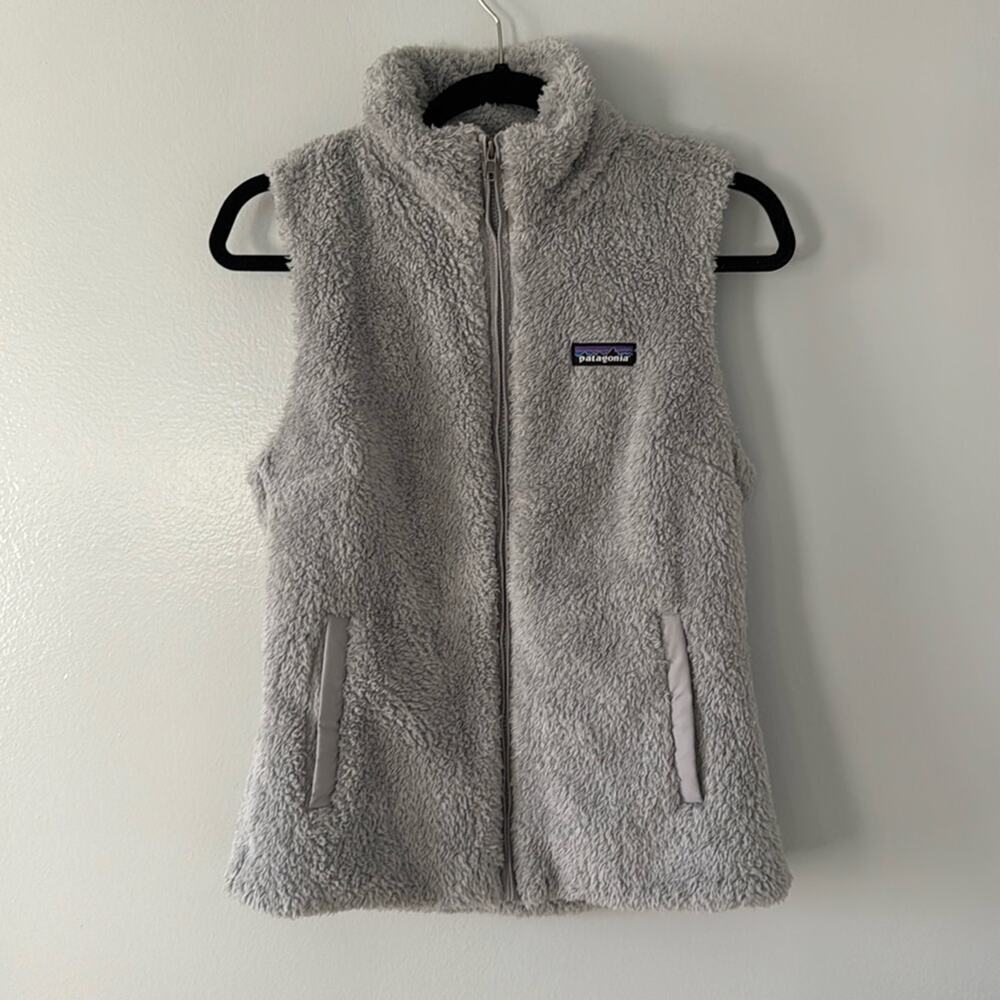 Patagonia Women’s  Los Gatos Fuzzy Vest Warm Athleisure Winter Cozy